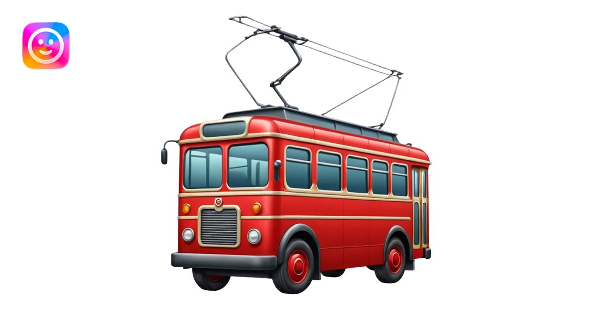 trolleybus emoji | AI Emoji Generator