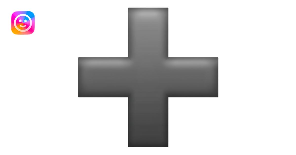 Plus (+) symbol emoji | AI Emoji Generator