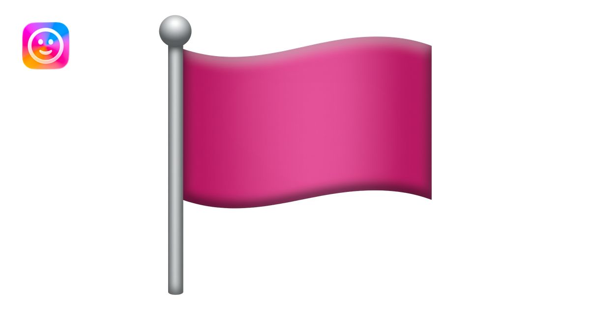 I want a pink flag emoji to use it emoji | AI Emoji Generator