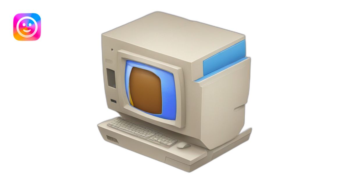 Computer with Windows 11 operating system emoji | AI Emoji Generator