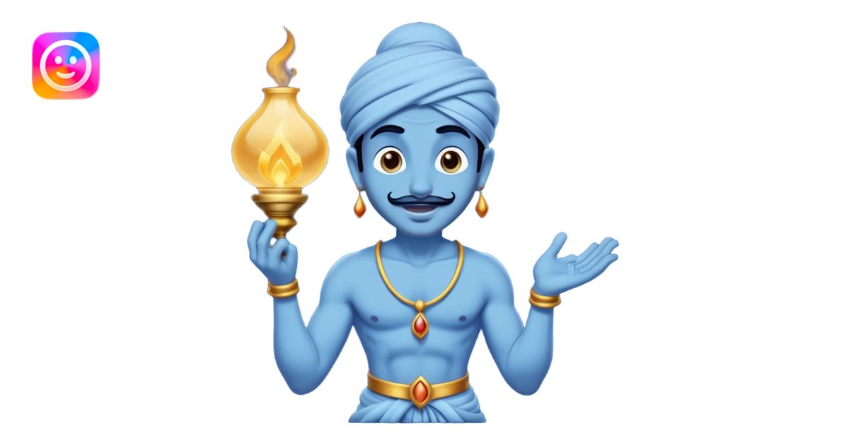 JO HUKUM MERE AAKA ALADDIN JINN EMOJI WHERE JINN COMES FROM IN LAMP ...