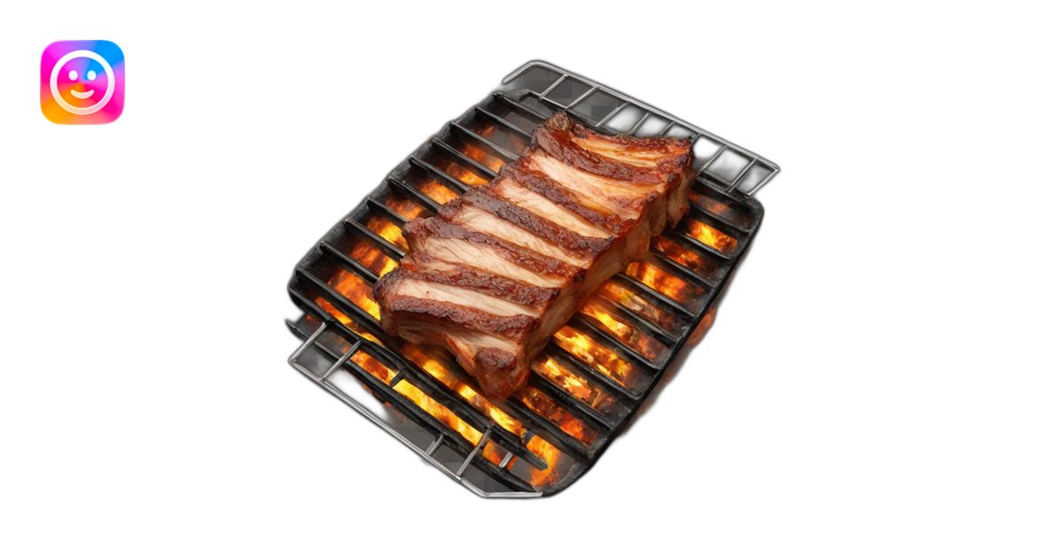 porc ribs on grill emoji | AI Emoji Generator
