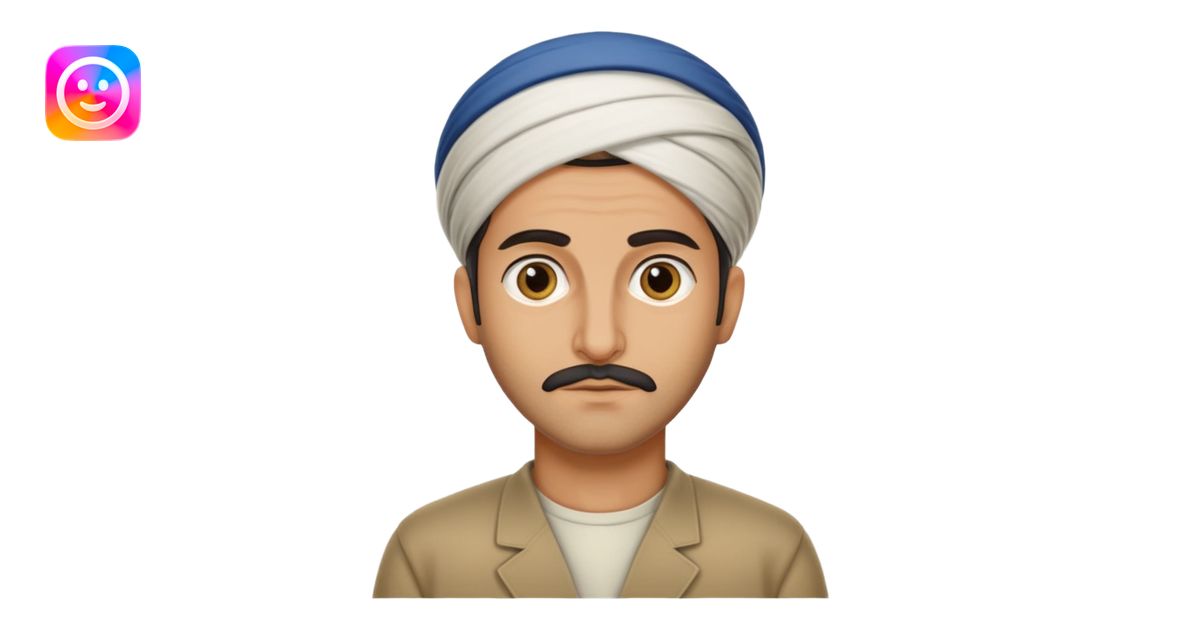 Portrait of a male Iranian civilian with a neutral expression 1980 ...