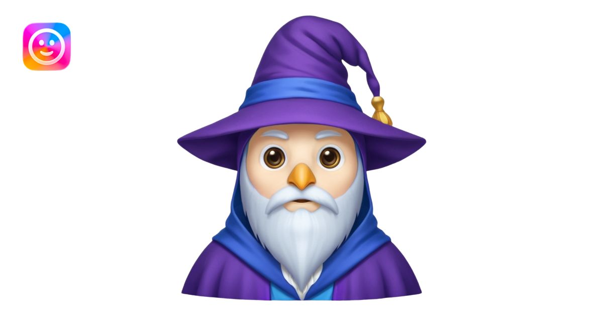 Penguin Wizard emoji | AI Emoji Generator