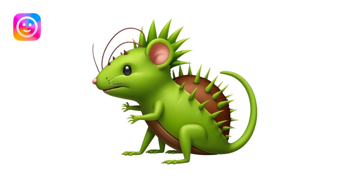 Venus flytrap with a mouse emoji | AI Emoji Generator