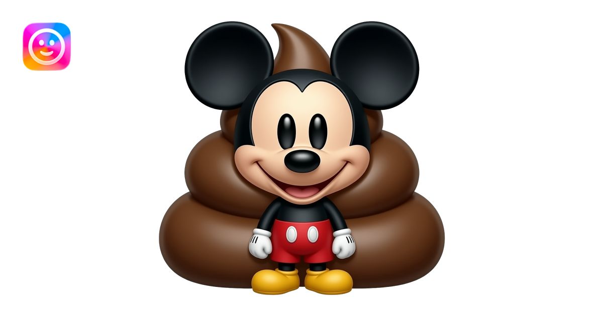 Goofy Full Body (Disney Mickey Mouse)/ Poops emoji | AI Emoji Generator