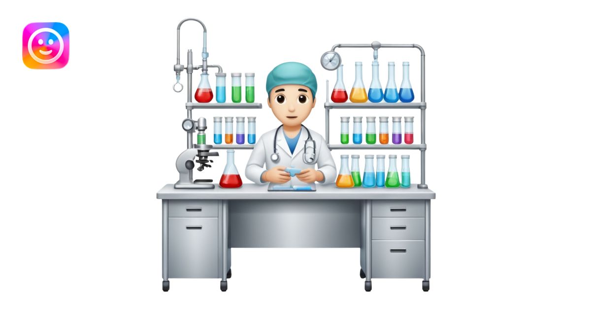 medical lab emoji | AI Emoji Generator