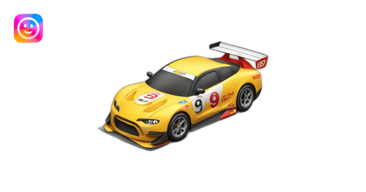 Race car emoji | AI Emoji Generator
