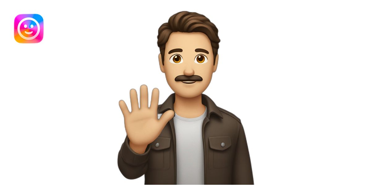 Man with rectangular brown Mustache With slicked brown hair Raise your ...