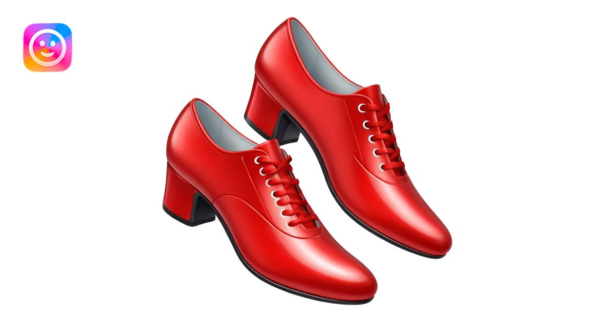 RED SHOES FROM MOVIE SONIC emoji | AI Emoji Generator