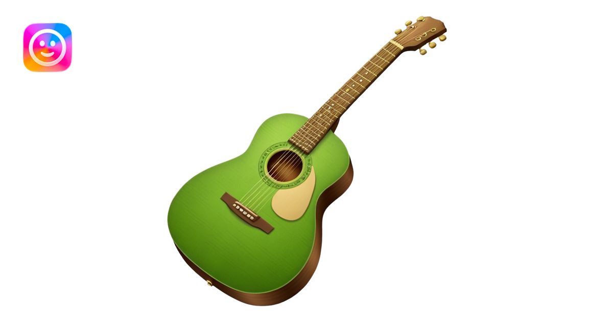 green guitar emoji | AI Emoji Generator