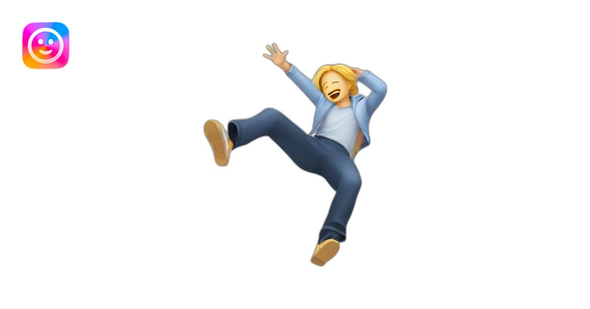 Falling emoji | AI Emoji Generator