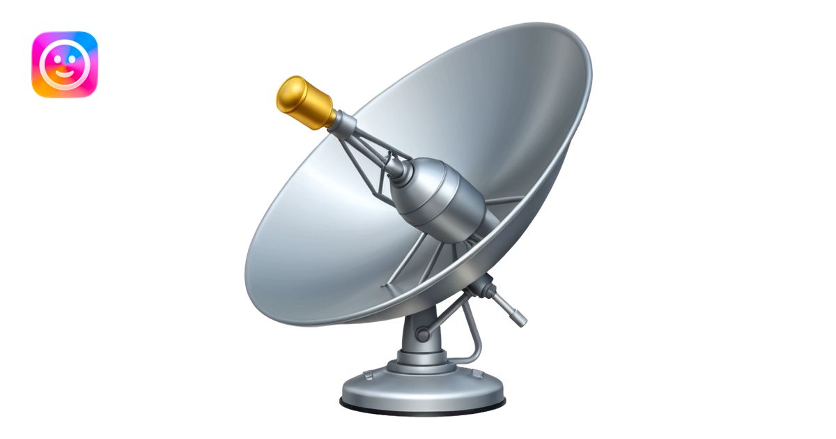 satellite dish signal emoji | AI Emoji Generator