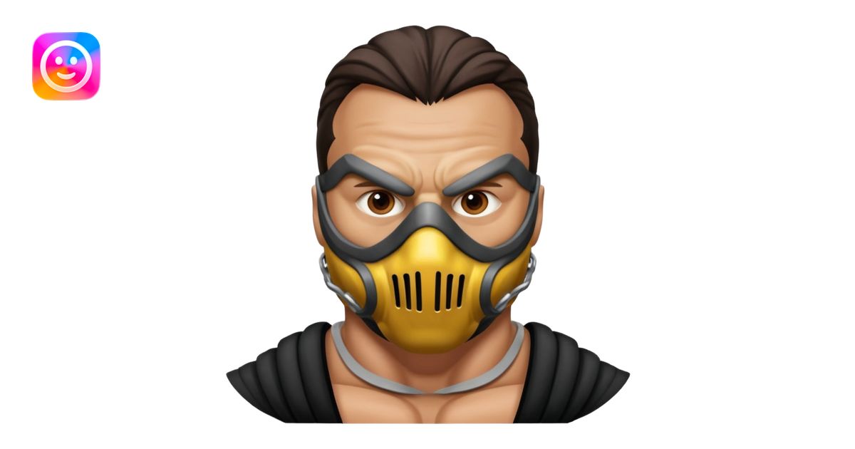 Bane from batman emoji | AI Emoji Generator