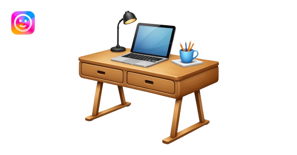 a desk table emoji | AI Emoji Generator