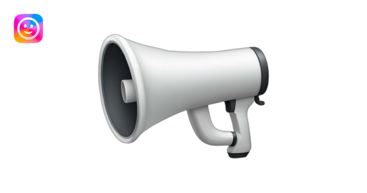 megaphone emoji | AI Emoji Generator