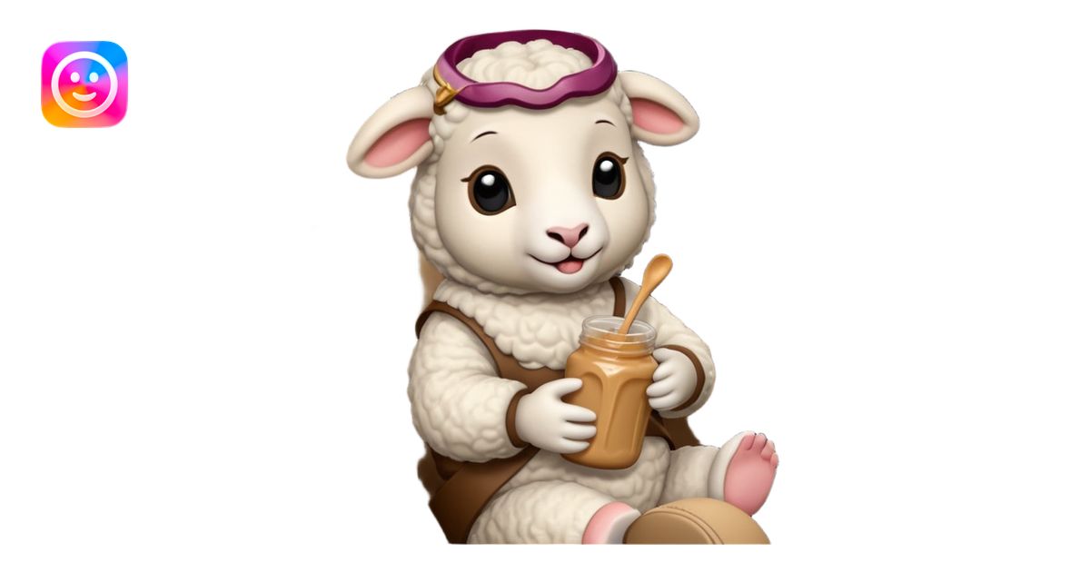 cute baby sheep eating peanut butter and jelly driving in a bmw x1 ...