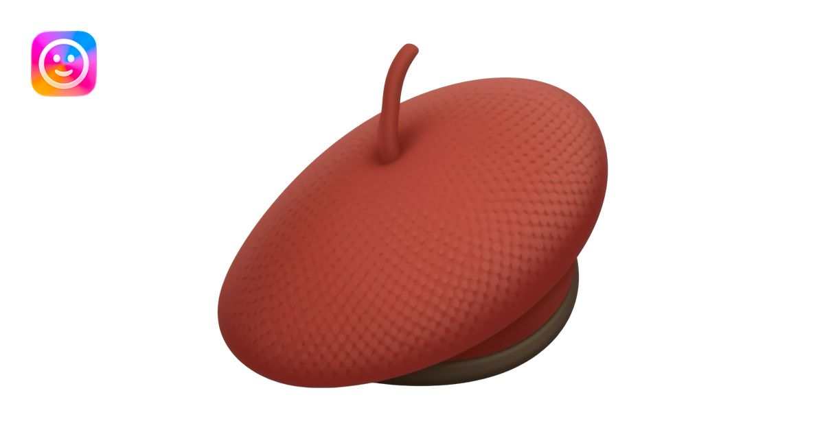 boina roja emoji | AI Emoji Generator