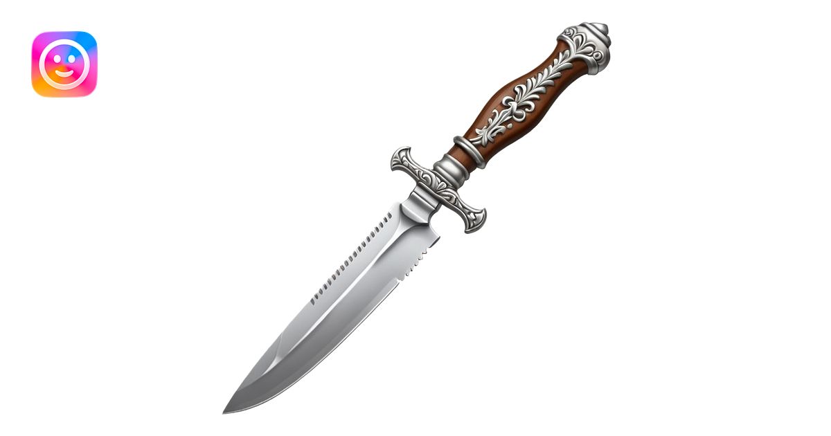 Old royal knife in the auction emoji | AI Emoji Generator
