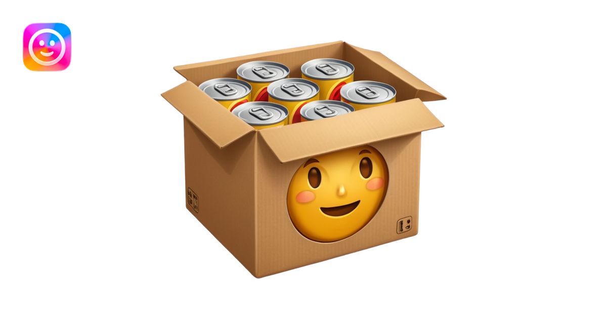 canned food in a box emoji | AI Emoji Generator