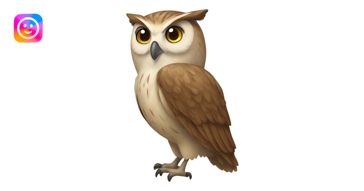 Owl emoji | AI Emoji Generator