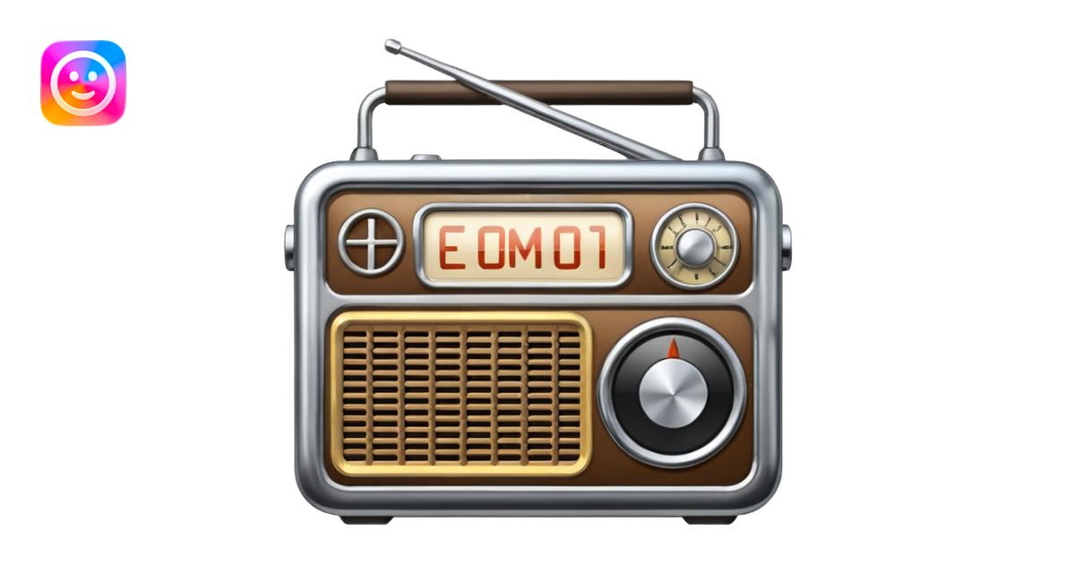 radio emoji | AI Emoji Generator