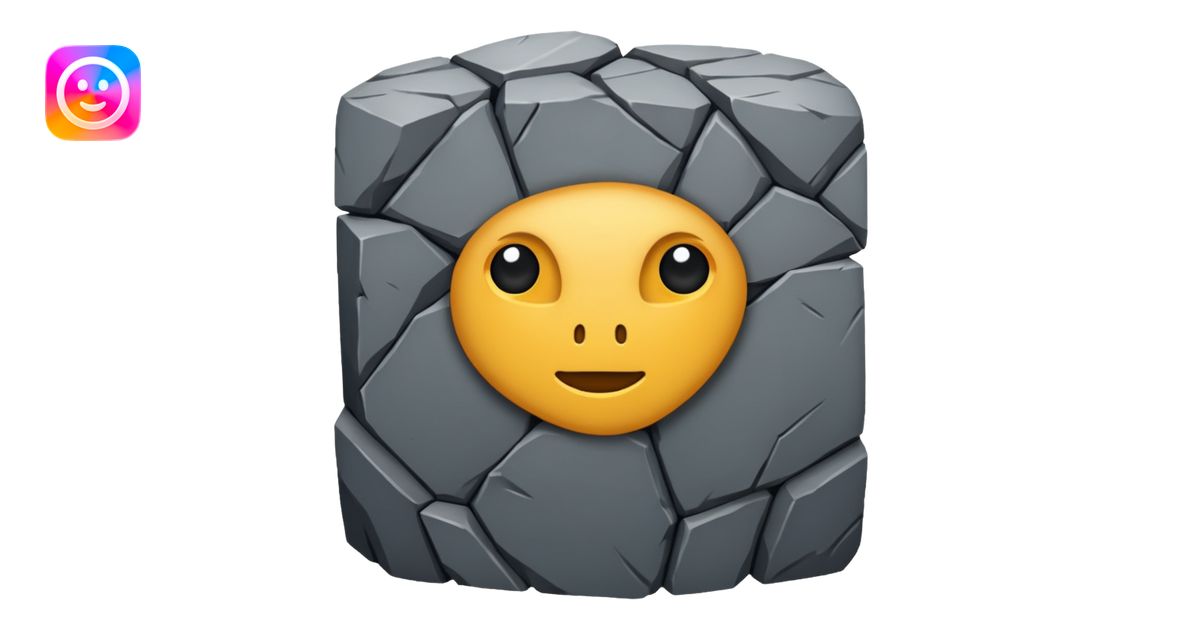 rock wall emoji | AI Emoji Generator