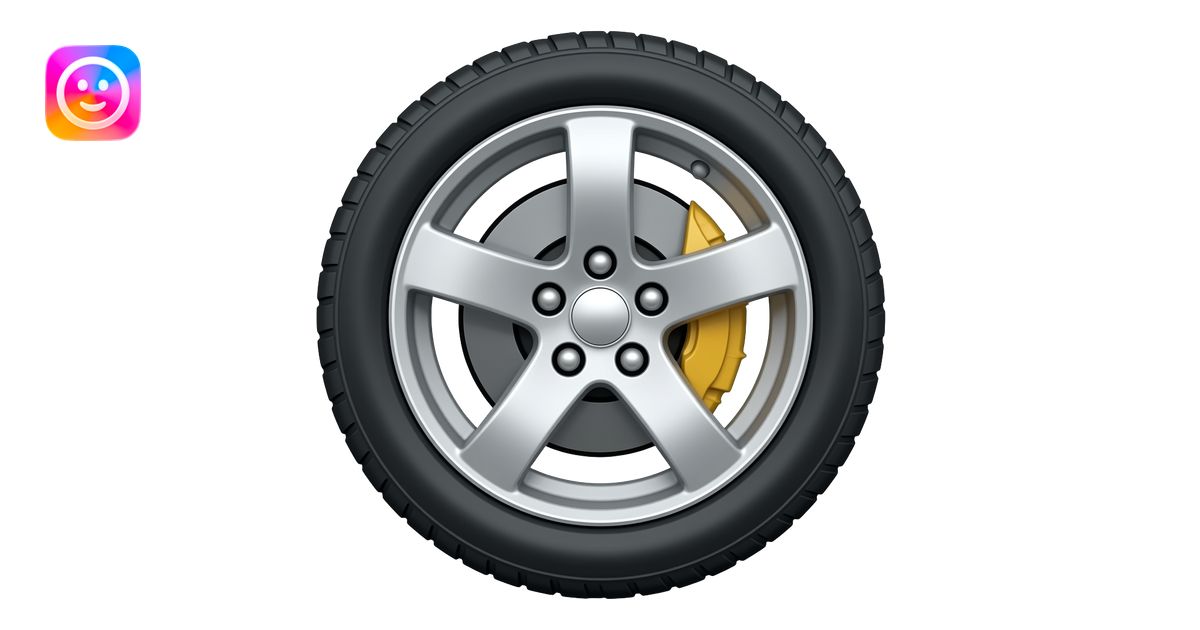 sports car wheel emoji | AI Emoji Generator
