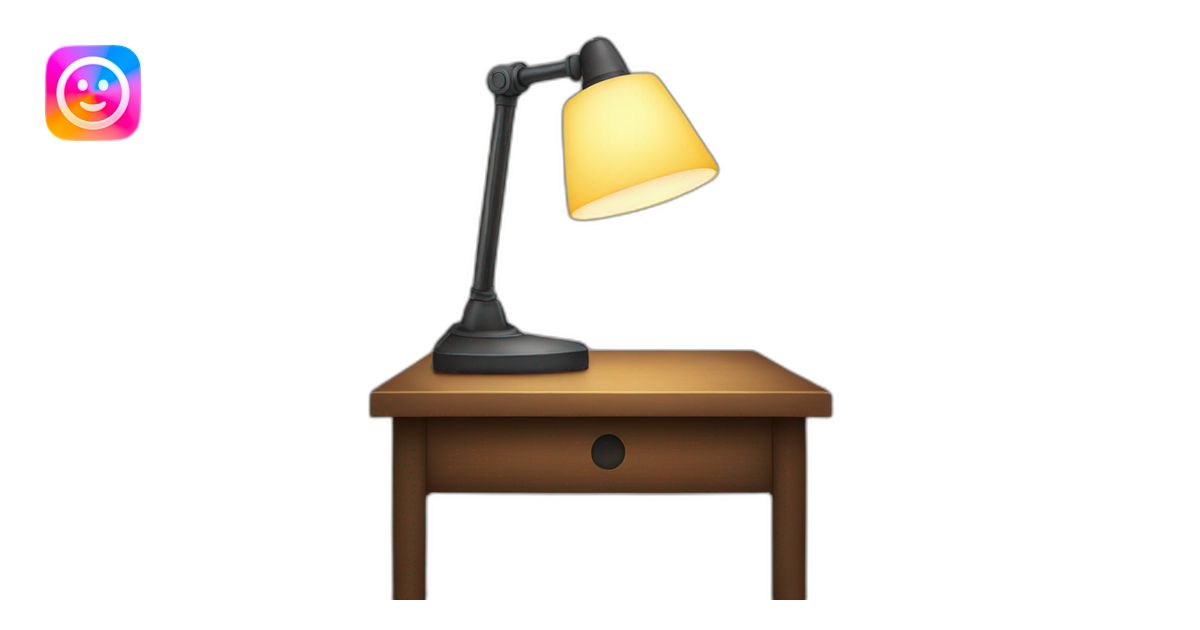 Desk lamp emoji | AI Emoji Generator