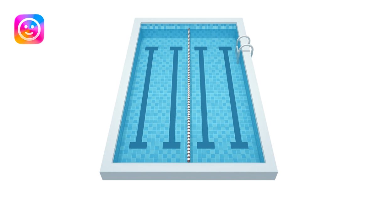 swimming pool lines emoji | AI Emoji Generator