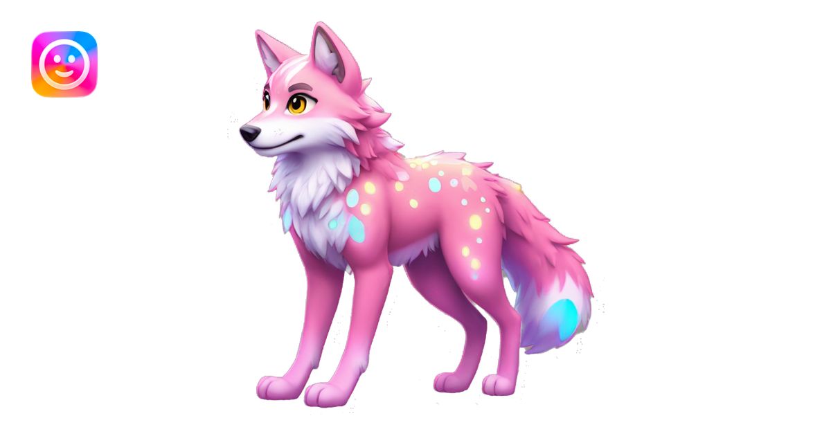 Anthro Colorful Shiny Fionbri-Falvie-sparkle-wolf-sona with neon spots ...