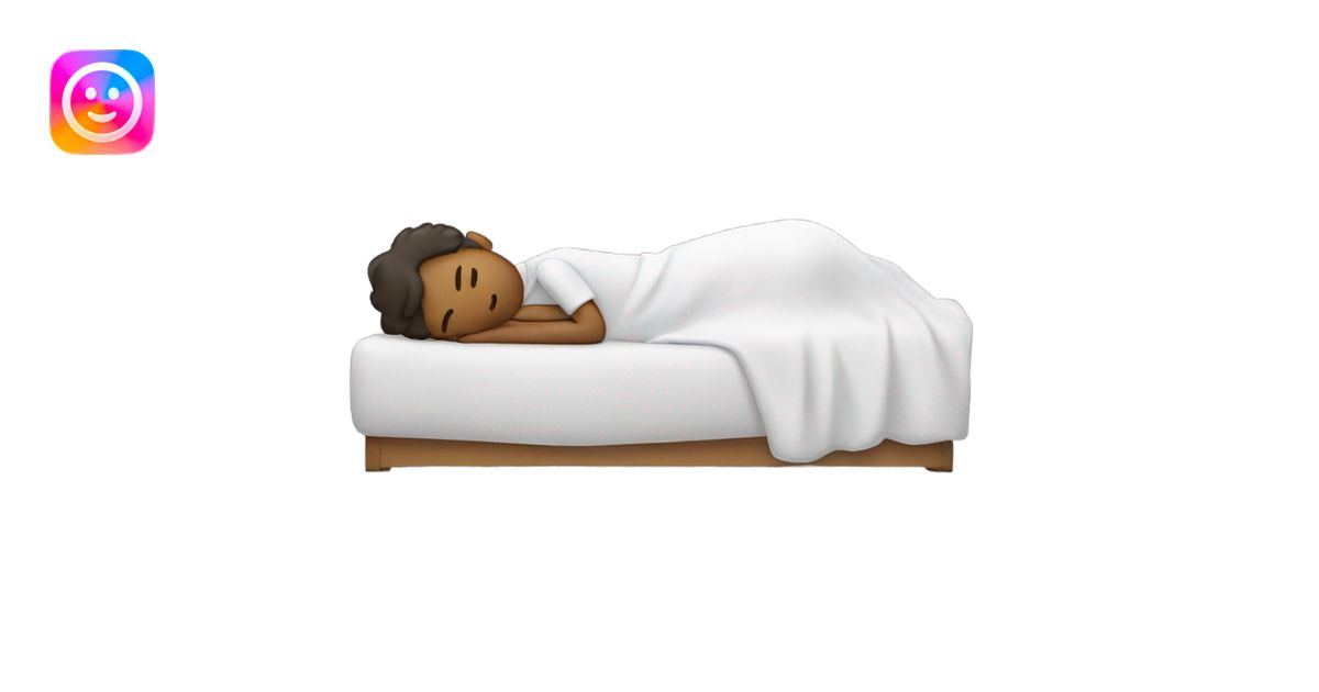 laying down and sleeping emoji | AI Emoji Generator