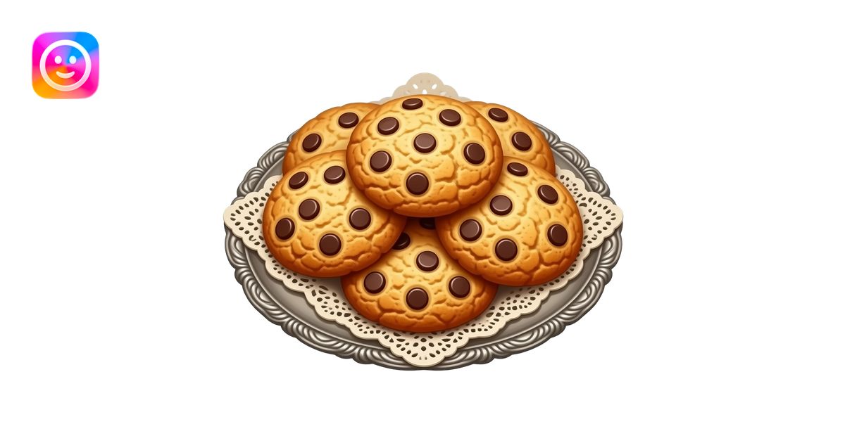 Ultra-realistic golden-brown cookies, freshly baked flaky texture ...