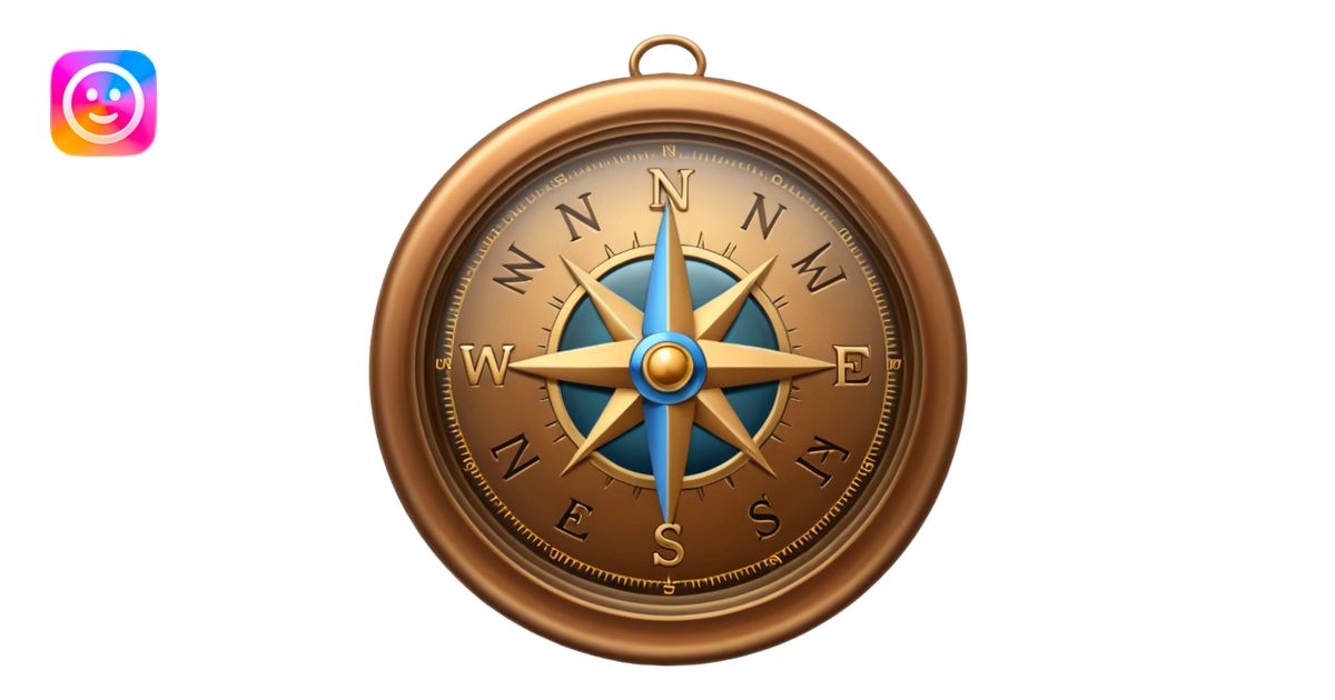 compass emoji | AI Emoji Generator