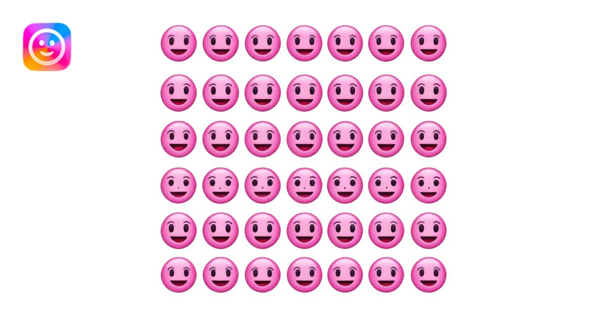 pink emojis emoji | AI Emoji Generator