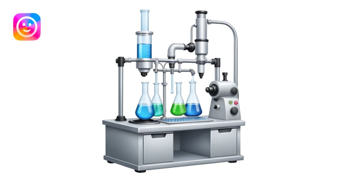 laboratory stand emoji | AI Emoji Generator