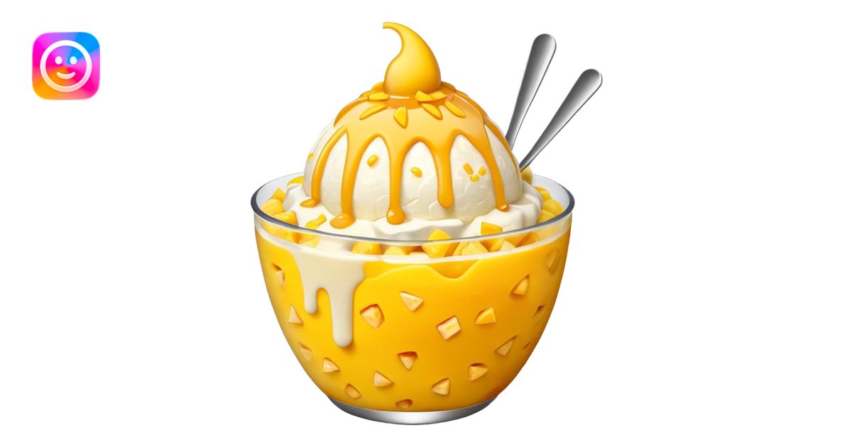 mango bingsu emoji | AI Emoji Generator