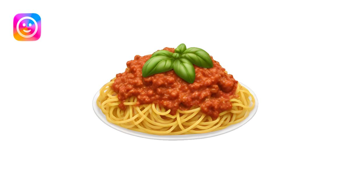 spaghetti bolognese emoji | AI Emoji Generator
