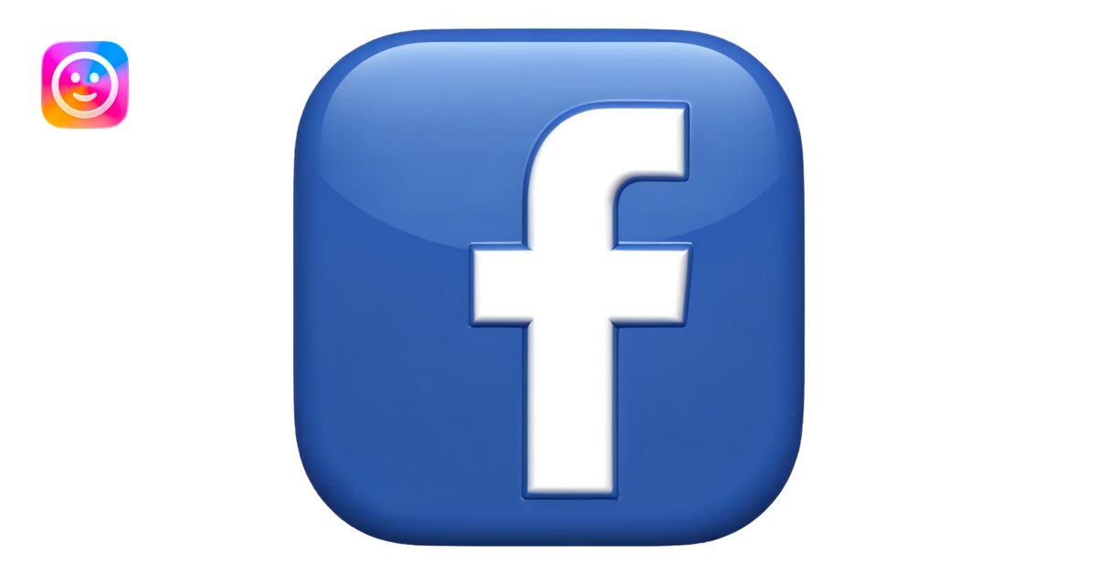 Facebook logo emoji | AI Emoji Generator