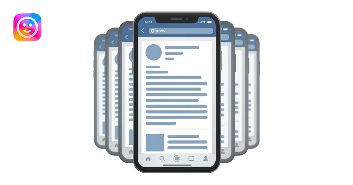 phone with scrolling post emoji | AI Emoji Generator