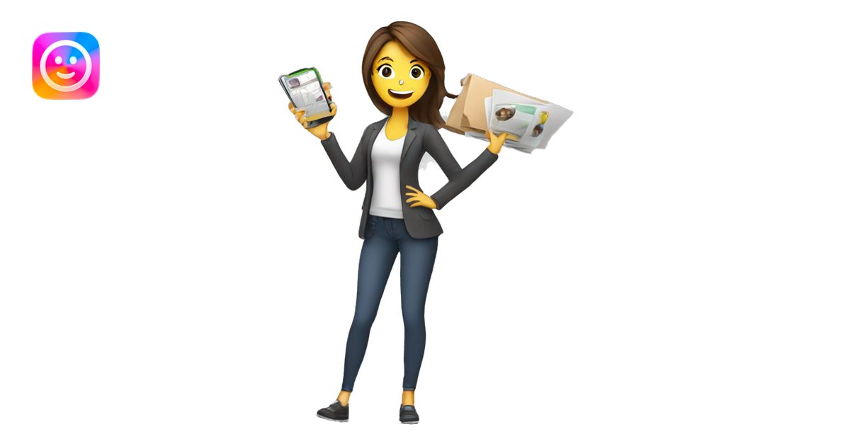 multitasking succesfull woman emoji | AI Emoji Generator