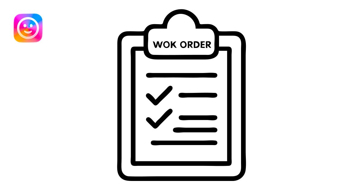 Work order document with clipboard and checkmarks emoji | AI Emoji ...