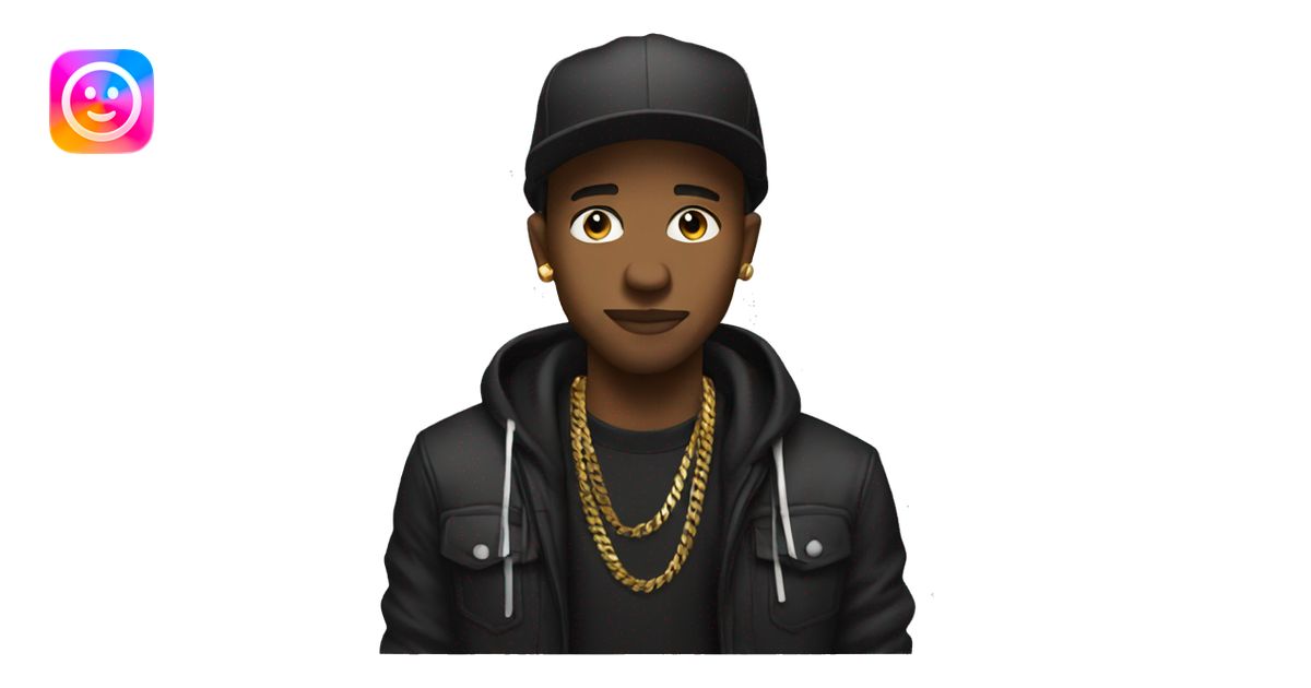 Rapper emoji | AI Emoji Generator