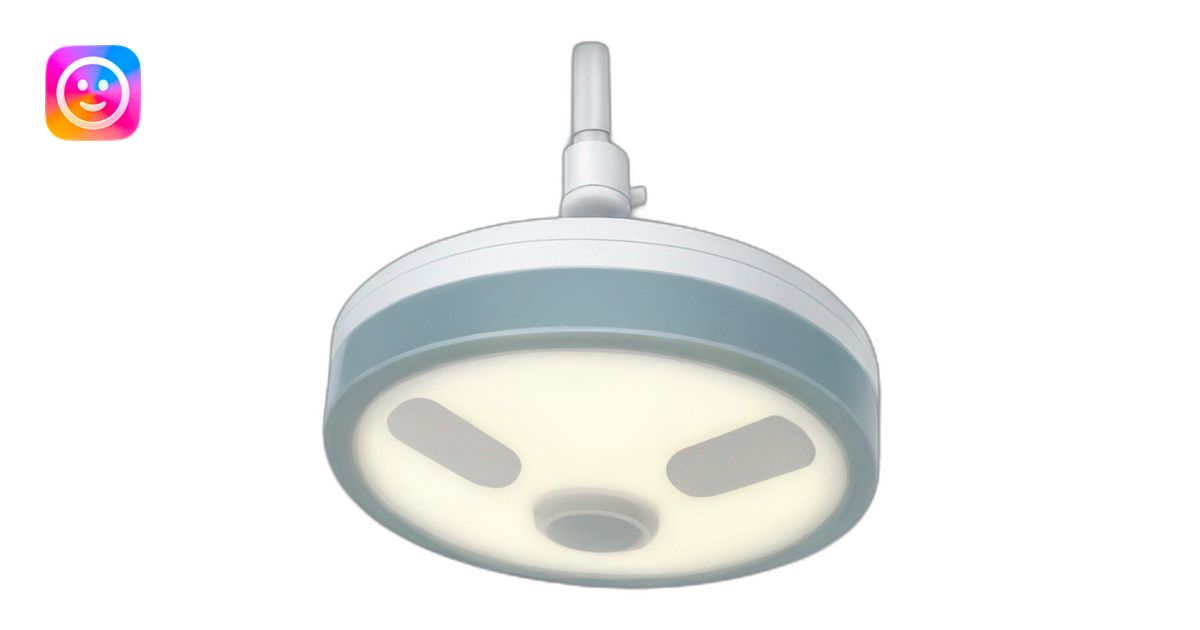 Operating theatre lights emoji | AI Emoji Generator