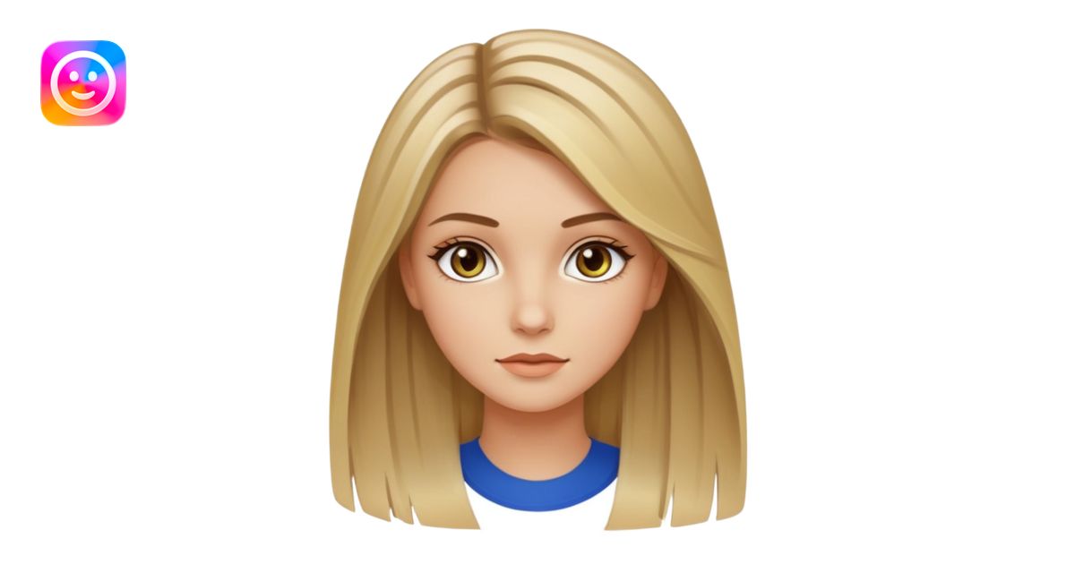 White girl hazel eyes with medium length straight hair with blonde ...