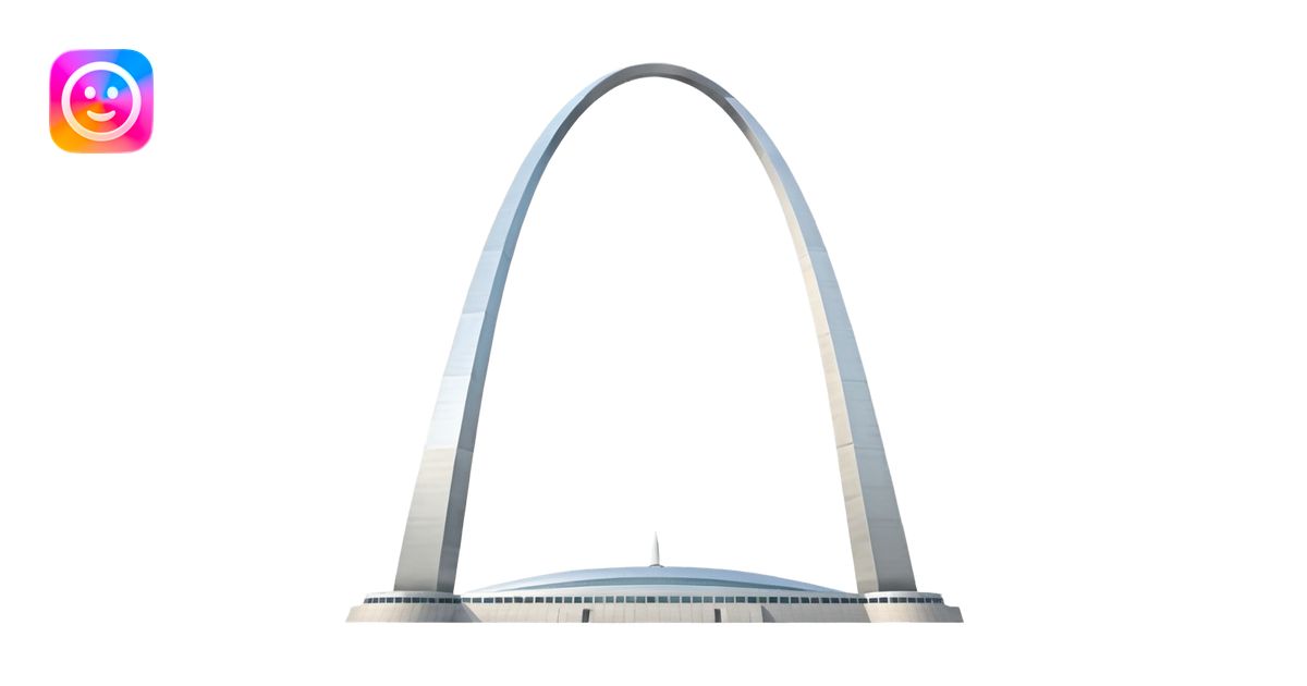 Create The gateway arch emoji to copy paste in a text emoji | AI Emoji ...