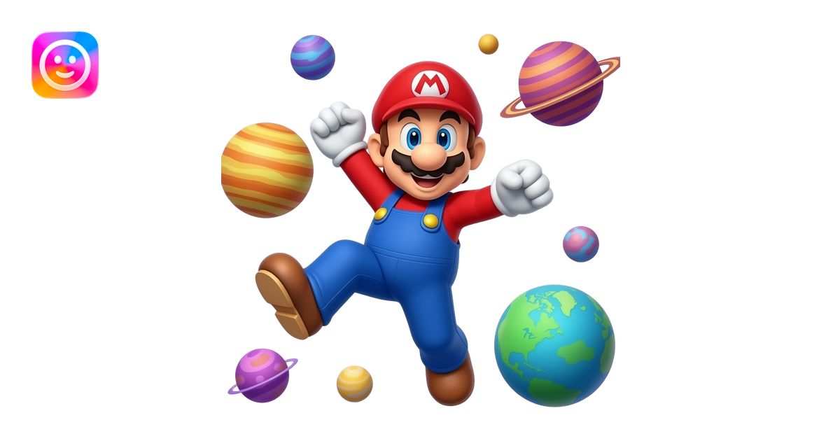SUPER MARIO GALAXY emoji | AI Emoji Generator