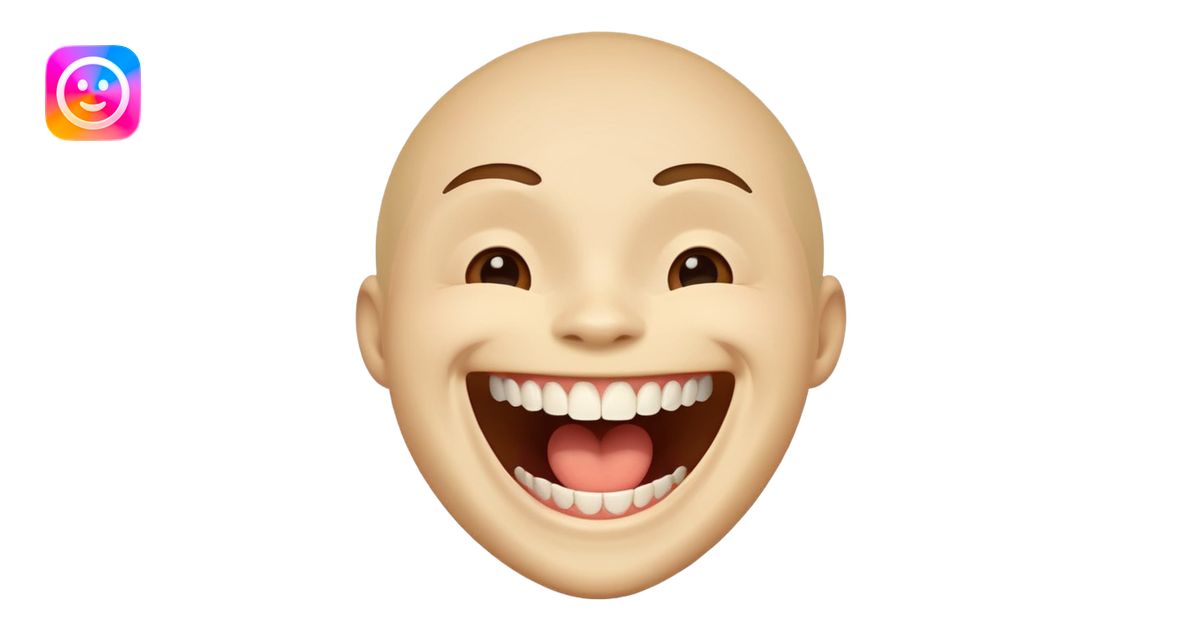 Person laughing loudly emoji | AI Emoji Generator