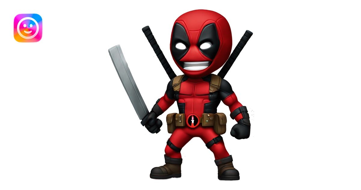 Deadpool tiburon emoji | AI Emoji Generator
