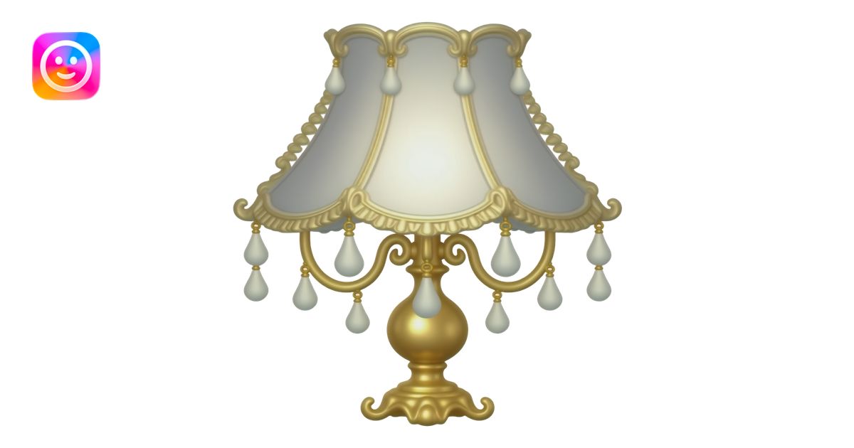 rococo lamp emoji | AI Emoji Generator